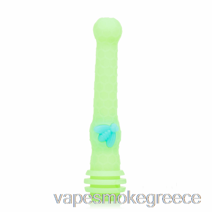 Vape Greece Stratus Honey Dipper σιλικόνης άχυρο Uv Slime (uv Blue Bee / Uv Green)
